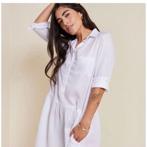 Grayson The Changemaker Dress White Liquid Lyocell Size 04/L